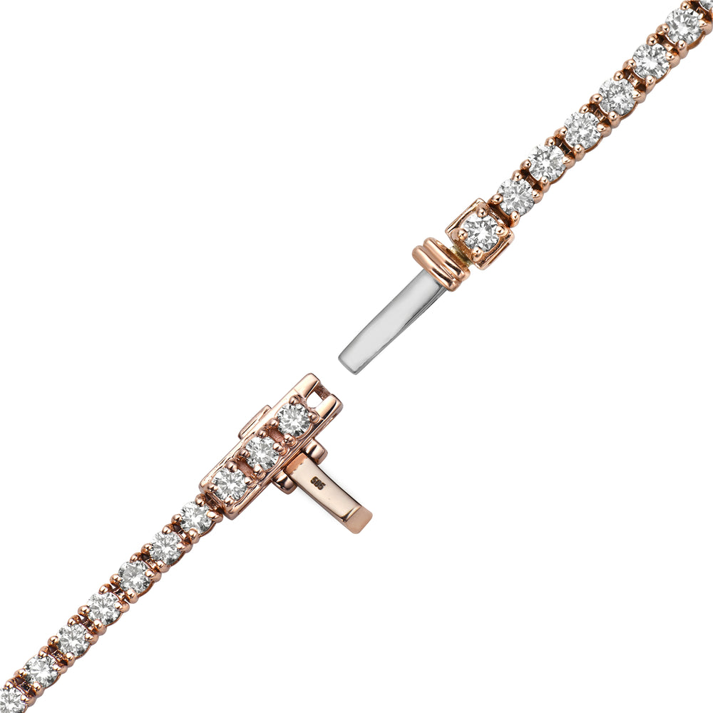 Handmade 18k Rose Gold Natural Pave Diamond 14k Rose Gold Jewelry