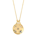 Moonstone Baguette Multiple Gemstone Diamond In 18k Yellow Gold Choker Necklace