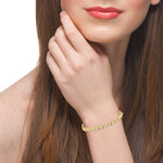 Baguette Cut Diamond Handmade Wedding Bangle In 18K Yellow Gold