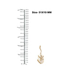 18k Yellow Gold Unshaped Pearl Pave Diamond Designer Pendant